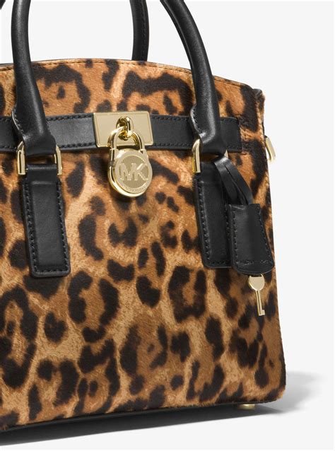 michael kors cheetah purse macys|Michael Kors calf hair crossbody.